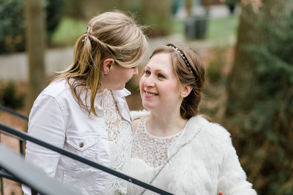 Hochzeit im Standesamt Wandsbek und Ohlendorffsche Villa in Volksdorf